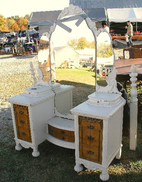 Art Deco Vanity and Bed