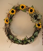 Sunflower Wreath