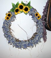 Sunflower Wreath