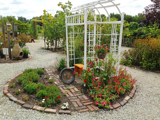 Hummingbird Haven Display in Tippecanoe County Extension Master Gardeners' Show and Idea Gardens
