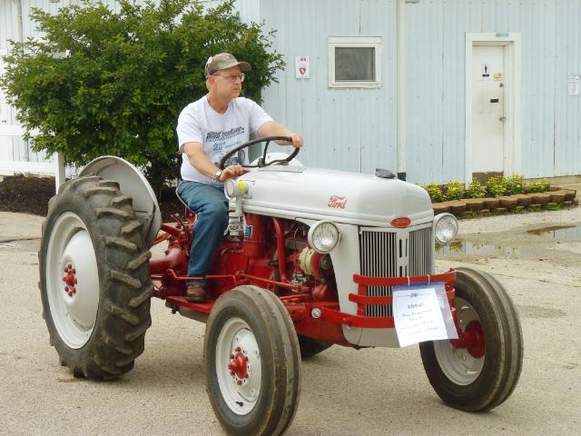 1948 Red and Gray Ford Tractor in Sunday's Parade at the Fair