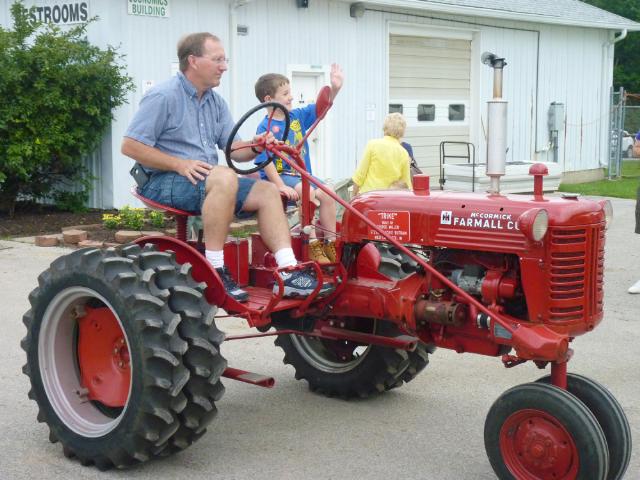 Custom Dual-Seat McCormick Farmall Cub Tractor in Monday's parade at the fair