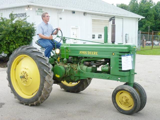 1950's John Deere B Tractor in Monday's parade at the fair