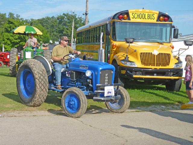 1964 Blue Ford 2000 Series Tractor in Wednesday's parade at the fair