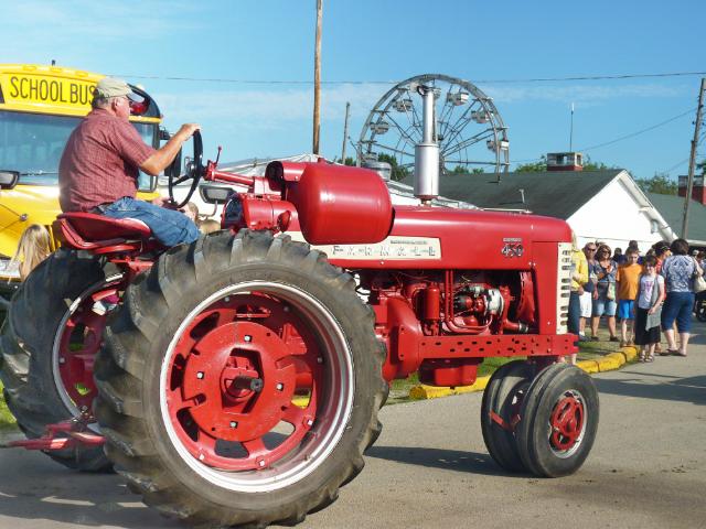 McCormick Farmall LP Gas 450 Tractor in Monday's parade at the fair