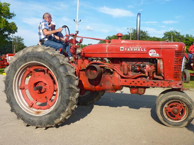 Vintage McCormick Farmall Tractor with Super M-TA Torque Amplifier