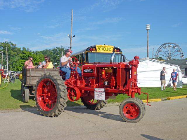 1937 Farmall F-30 Tractor in Wednesday's parade at the fair